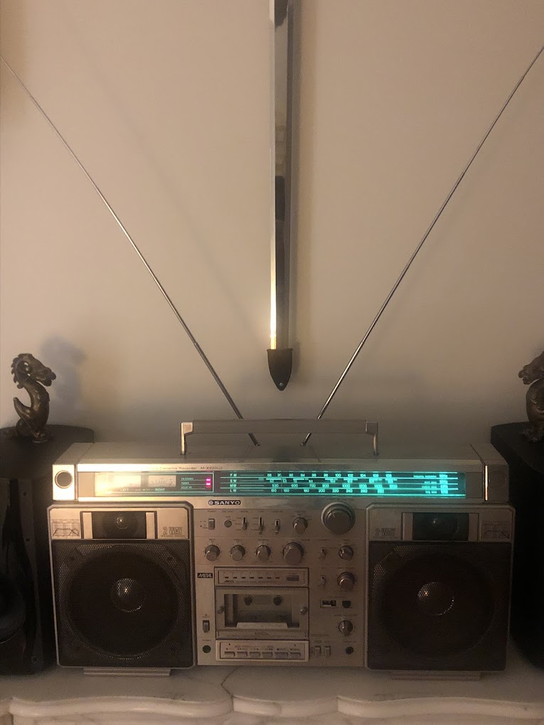 SANYO Poste vintage radio cassette