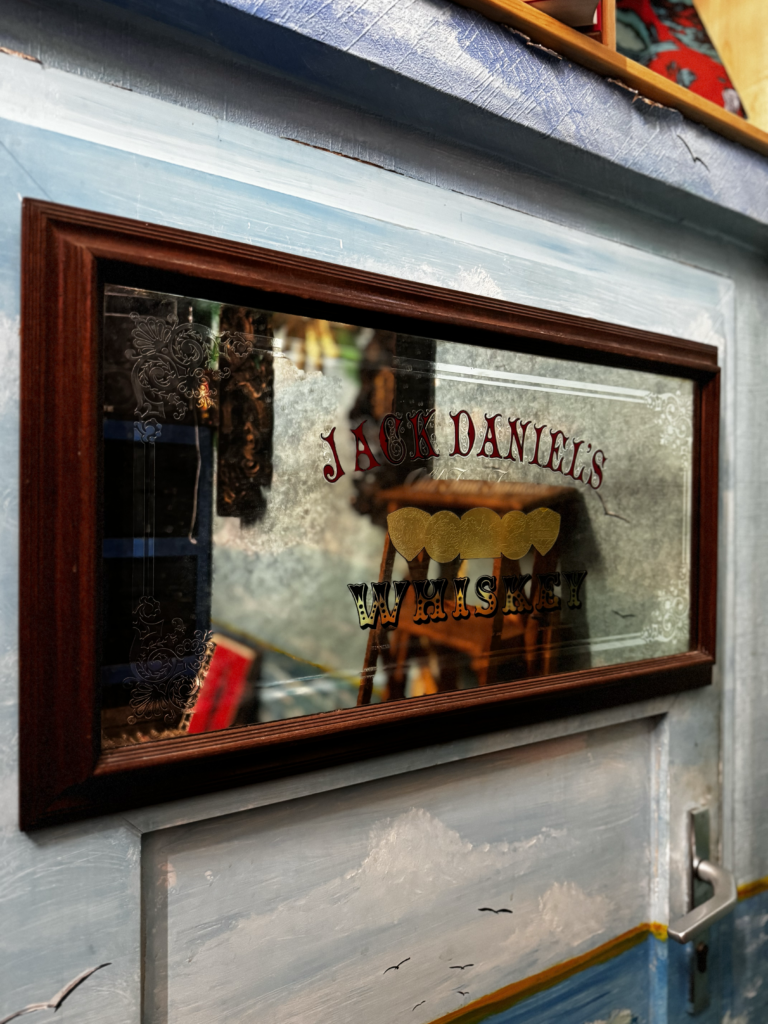 Miroir publicitaire Jack Daniel's